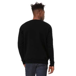 Sudadera Bella Canvas Personalizada con Tu Propio Texto, Sudadera Negra con Cuello Redondo Personalizada - Product Image 3