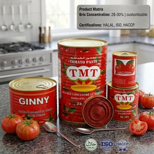 2,2 kg + 70 g 28-30% Brix Concentré de <span class=keywords><strong>Tomate</strong></span> en Conserve <span class=keywords><strong>Double</strong></span> Concentré Halal Vente en Gros Usine pour l'Afrique - Product Image 1