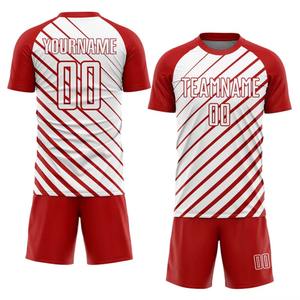 Maillots de football personnalisés pour hommes Nouveaux ensembles d'uniformes d'entraînement pour adultes Tenue de football d'équipe de club personnalisée Design personnalisé de haute qualité - Product Image 1