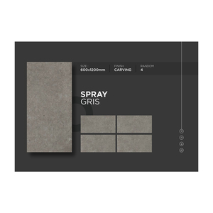 El exportador indio ofrece el mejor precio 600X1200MM Azulejos tallados en porcelana para interiores Cocina Alta calidad Brillante/Mate 5mm Azulejos de piso - Product Image 5