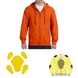 Unisex Customized Silk Screen Printed Leather Fleece Polyester Windproof Waterproof CE Certified 400g Motorbike Sportswear - Product Image 1