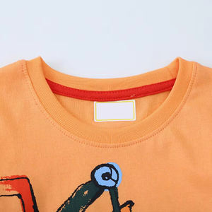 Fournisseur de t-shirts en coton 100% de haute qualité pour garçons, vente en gros pour enfants, avec motifs - Product Image 4