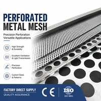 Tôle perforée en acier inoxydable de haute qualité, fourniture directe d'usine pour applications industrielles