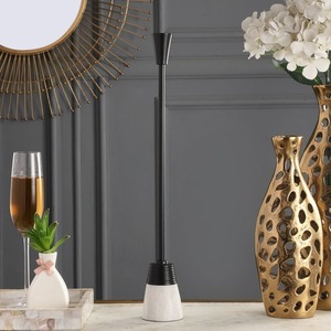 Support de bougeoir design chic pour table de chambre à coucher de salon Accent décoratif élégant avec finition premium - Product Image 4