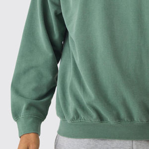 Haute qualité 100% coton poids lourd hommes sweats à capuche surdimensionnés hiver thermique 3D broderie Logo sérigraphie en soie personnalisable - Product Image 6