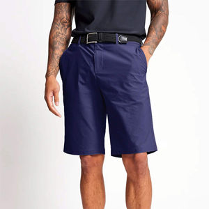 Ensemble de shorts polo décontractés pour hommes de haute qualité, logo personnalisé, coton tissé, style streetwear, shorts pour hommes - Product Image 3