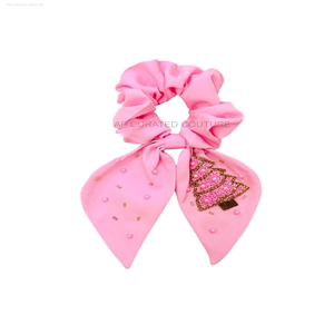 Chouchous et pinces à cheveux tendance, brodés à la main, ornés de sequins et de perles, multicolores, pour femmes, saison des carnavals, Mardi Gras - Product Image 6