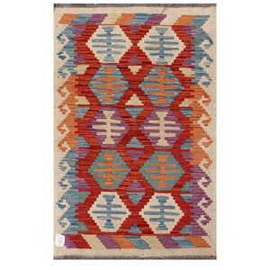 Tapis Imaco Maimana Afghanistan Kilim 121 x 77 cm, décoration murale - Product Image 1