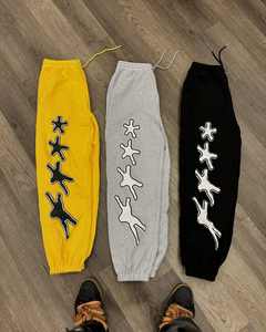 Survêtement adulte à manches longues quantité minimale de commande bas avec sérigraphie à fermeture à taille élastique fabriqué au Pakistan - Product Image 6