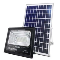 Projecteur LED solaire Tristar TS, garantie 2 ans, télécommande, IP65, montage mural ou au sol pour jardin, autonomie 4 à 6 heures, lumière du jour 5000K