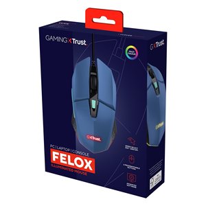 <b>Mouse</b> Gaming GXT 109B Felox Wired Blue 25067 - Product Image 2