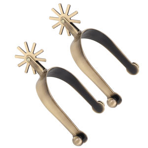 Espuelas de equitación de acero inoxidable, espuelas de rodillo cómodas para montar a caballo, seguridad ecuestre, estilo Unisex, venta al por mayor, espuelas de caballo - Product Image 2