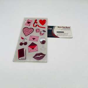 Especial de San Valentín, Bandeja de Pestañas Acrílica con Impresión de Logotipo Personalizado, con Imán, Forma de Corazón, Mariposa, Ecológica, Servicio OEM - Product Image 4