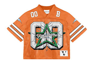 Team Fans Jersey with Front Logo Print Breathable Plus Size <b>Clothing</b> for Show True Passion and <b>Pride</b> - Product Image 6