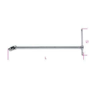 Raccordo a T Maschio Quadrato da 3/8'' Cromato - Product Image 1