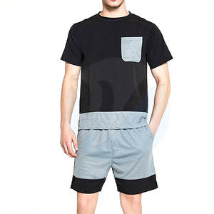 Conjunto de Pantalones Cortos de Algodón y Poliéster para Hombre, Alta Calidad, Transpirables, Ligeros, Colores Personalizados, Trajes Deportivos para Verano 2025, Venta al Por Mayor - Product Image 2