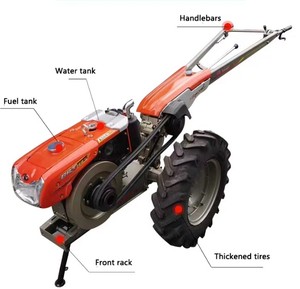 Tractor de Ruedas AGCO Style de 10 HP, 2WD, para Trabajo Pesado, Componentes Principales del Tractor Agrícola de Alta Productividad - Product Image 4