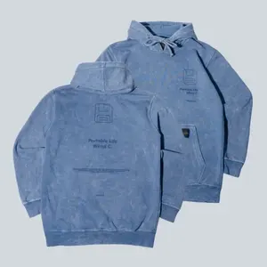 Sudadera Unisex de Corte Regular, Hombros Caídos, Estilo Urbano, 100% Algodón Canvas, Casual, Sólida, Transpirable, Diseño Ecológico para Hombre - Product Image 6