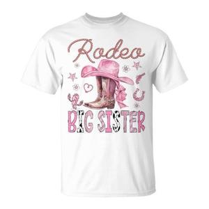 Botas de Vaquera Rosa Coquette para Niñas, Camiseta Promocional Infantil para el Cumpleaños de la Hermana Mayor - Product Image 1