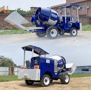 Camion malaxeur à béton diesel autochargeur, entièrement automatique, portable, 0,5 m³, économique, pour la construction de maisons préfabriquées - Product Image 1