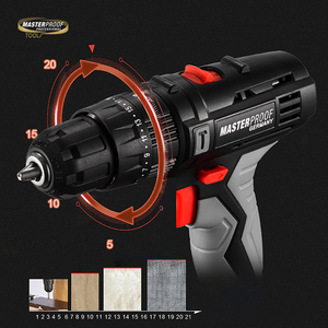 <span class=keywords><strong>Taladro</strong></span> Eléctrico Inalámbrico de Alta Resistencia con 2 Velocidades Variables, <span class=keywords><strong>Taladro</strong></span> Inalámbrico sin Escobillas para Bricolaje en el Hogar - Product Image 4