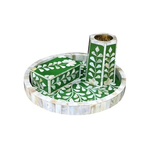 Brûleur de Bakhoor élégant 2023 en MDF, encens en graines, incrustation de nacre, anis étoilé, poli, diffuseur pour les fêtes arabes du Ramadan et de l'Aïd - Product Image 5