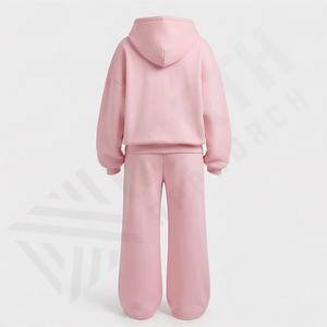 Survêtement pour femme en coton 100% vintage, à capuche, tendance, dernier modèle, survêtement d'hiver de poids moyen, épaules tombantes, taille personnalisée - Product Image 2
