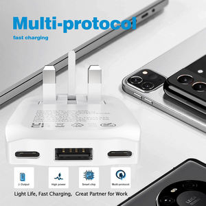 Productos de Tendencia 2025, Novedades, Cargadores y Adaptadores de Viaje Ultrafinos PD3.0, <span class=keywords><strong>Cargador</strong></span> de Pared USB C Plegable de 65 W con Clavija para Reino Unido - Product Image 6