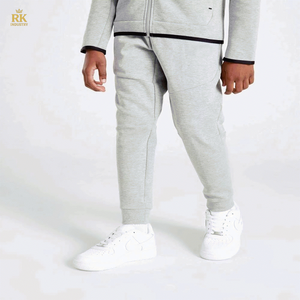 Haute qualité enfants survêtement marque Logo coton Polyester garçons Tech polaire survêtement fermeture éclair complète à capuche Joggers pantalons de survêtement survêtement - Product Image 2