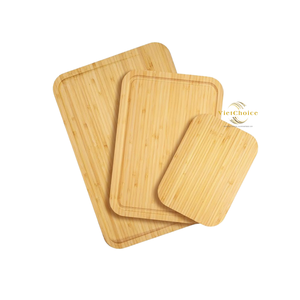 Tabla de Cortar de Bambú Natural VietChoice, Apta para Lavavajillas, Cuadrada, 0.6 Pulgadas de Grosor, Resistente, Mega Oferta - Product Image 2