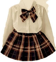 Créateur de vêtements Daisy en Inde Fabrication sur mesure de chandails en laine pour filles Vêtements d'hiver avec décoration à nœud pour enfants