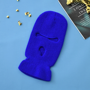 หมวกบาลาคลาวาดีไซน์ล่าสุดปี 2026 หมวกไหมพรมกันหนาวปักโลโก้ได้  หมวกปิดหน้าสำหรับงานปาร์ตี้  หมวกไหมพรมผู้ชายใส่สบาย บาลาคลาวาปี 2026 - Product Image 5