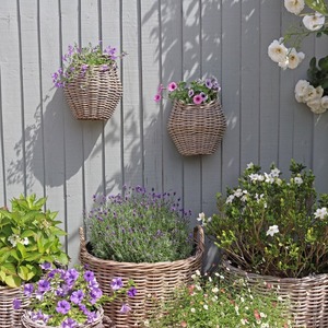 Rattan <b>Wall</b> Planter <b>Basket</b> Handmade Storage <b>Baskets</b> Natural Rattan Modern Multifunction Made in VietNam - Product Image 5