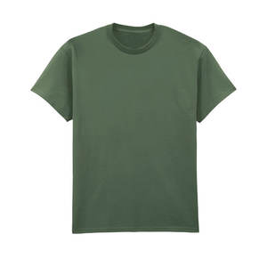 T-shirt en coton pour hommes, tissu confortable, col rond, impression personnalisée, t-shirts unis et décontractés pour hommes, nouvel arrivage - Product Image 1