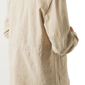 Chaqueta de Trabajo para Hombre, de Alta Calidad, con Costuras Finas, Acabado Liso, Diseño Minimalista, Aspecto Limpio y Sencillo, Elegante - Product Image 3