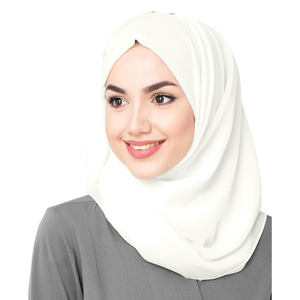 Voile musulman traditionnel pour femmes, style automne, en mousseline, hijab, imprimé numérique perlé, méthode d'impression sérigraphique, châles - Product Image 4