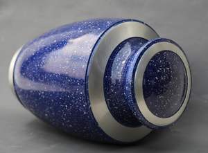 Adult Cremation <b>Urns</b> for Male/Female Funeral <b>Urn</b> for Human Ashes Decorative <b>Urns</b> for Ashes <b>Large</b> Keepsake Box (Royal Blue) - Product Image 6