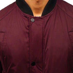 Chaqueta de bombardero informal de invierno para hombre, estilo de calle alta con cuello levantado, chaqueta cálida en oferta - Product Image 5