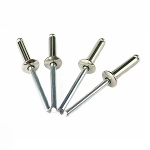 Rivet aveugle en acier inoxydable sur mesure, diamètre 6,4 mm, longueur 12 mm 14 mm, extrémité ouverte - Product Image 1