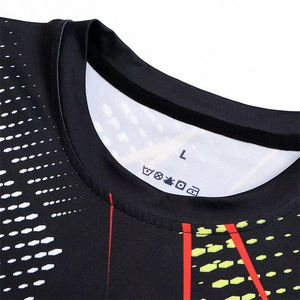 Chemise de compression MMA BJJ à manches courtes pour homme adulte Col à vis sublimé Manches complètes pour adulte - Product Image 4