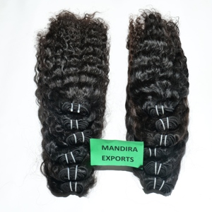 Vente en gros 100% naturel cuticule alignée crépus lâche vague profonde Super vague brut indien vierge extensions de cheveux humains vendeur faisceaux - Product Image 5
