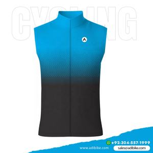 เสื้อปั่นจักรยานแขนกุดกันลมมีแผ่นสะท้อนแสงกันความชื้น - Product Image 2