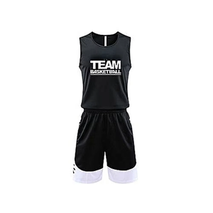 Uniforme de basket-ball à col en V avec impression par sublimation personnalisée, couleur personnalisée, conception de logo personnalisée, uniforme de basket-ball - Product Image 4
