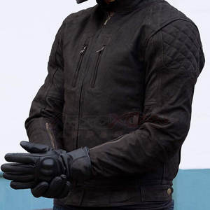 Chaqueta de Motociclista de Cuero para Hombre, Personalizada, con Protección, Transpirable, Resistente al Viento, Estampada, Tallas Grandes, Impermeable, de Secado Rápido, al Mejor Precio - Product Image 4