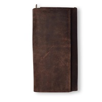 100% asli lembut dan indah dibuat dari kulit premium wanita ritsleting/dompet genggam hitam, coklat, tan