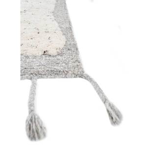 Tapis Zuri en laine noué à la main, grand format, motif abstrait, pour salon, chambre d'adolescent, couloir, décoration puzzle - Modèle AIWL-7021 - Product Image 4