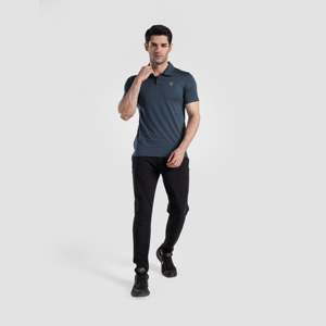 GA Vigour pour Polo Gris Uni Tissu Tricoté 100% Polyester Haute Qualité T-shirt de Sport Respirant 6XL XL Légèrement Traité - Product Image 4