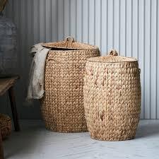 Panier à linge en jacinthe d'eau - Product Image 3