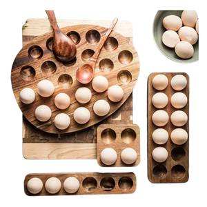 Plateau de stockage d'oeufs écologique en bois de qualité supérieure pour comptoir de cuisine fournisseur du Vietnam - Product Image 4