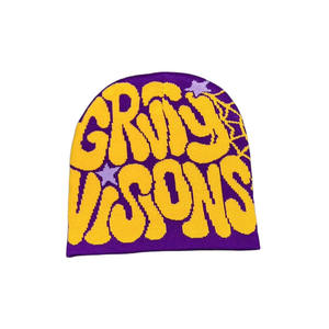 หมวกไหมพรมถักนิตติ้งสำหรับผู้ใหญ่และ100% ใส่ได้ทั้งชายและหญิงมีโลโก้ปักลาย3D ทำจากอะคริลิค - Product Image 1